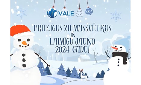 Светлого Рождества и творческого нового 2024-го года желает вам Кабинет физиотерапии "VALE"!