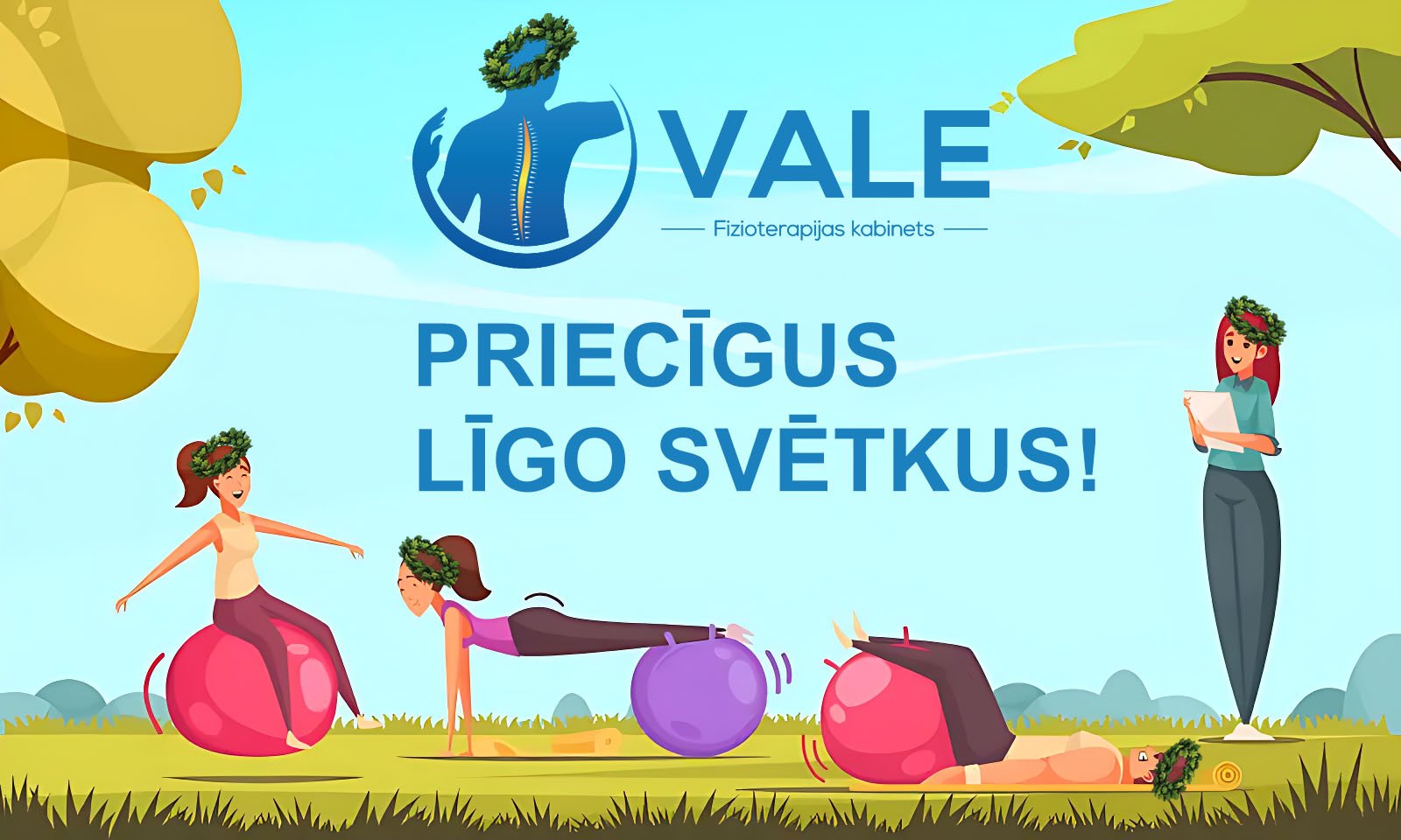 Веселого праздника Лиго желает Вам Кабинет физиотерапии «VALE»!